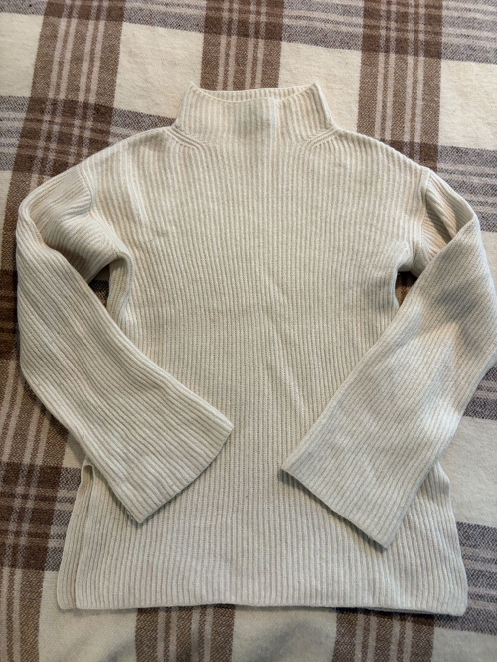 Everlane The Cashmere Rib Mockneck Sweater